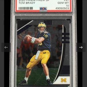 COPY - 2020 Tom Brady prizm graded PSA 10